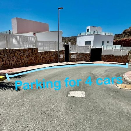 Big Villa Tauro With Private Heated Saltwater Pool & Jacuzzi & Bbq & Game Room & Arcade Games Mogán Exterior foto
